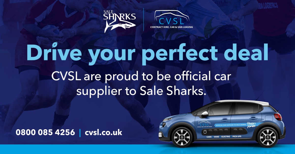 CVSL official car supplier to Sale Sharks for 2019/20 season | CVSL Blog